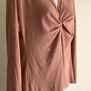 Lululemon Rose to Brick Top Size M.  Four way stretch, moisture wicking fabric
